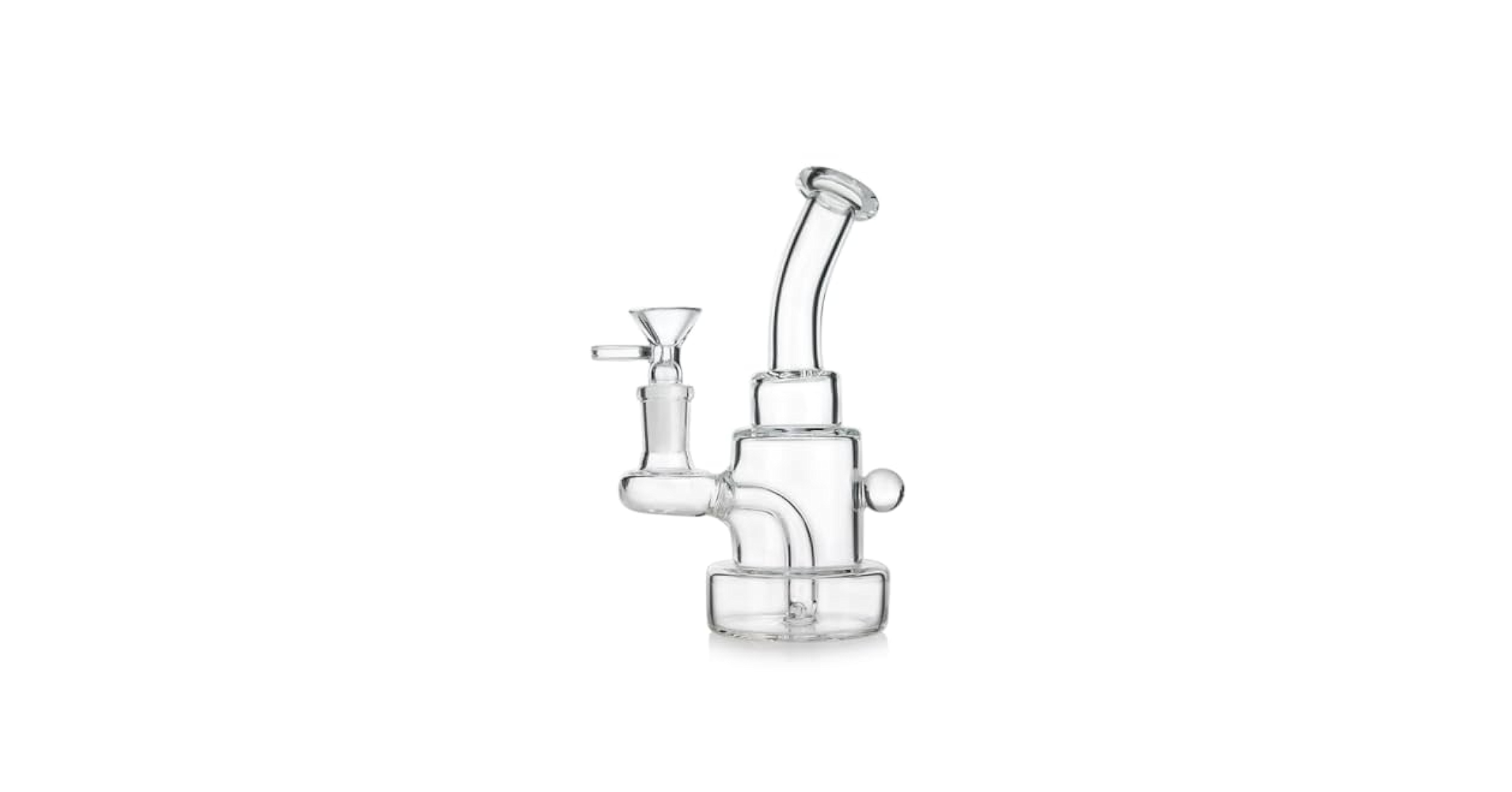 Amazon.co.jp: ガラスボング hand sized glass bong 耐熱強化