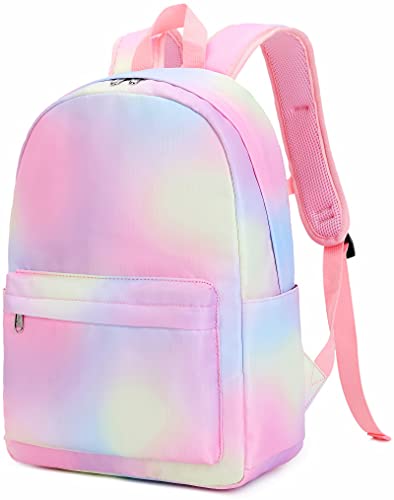 CAMTOP Preschool Backpack for Kids Girls Small Backpack Purse Kindergarten School Bookbags for School Travel (Rainbow)