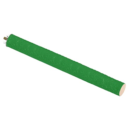 Image of PATIKIL 1.1x11.8 Inch Bird Cage Perch, Parrot Stand Paw Grinding Stick Bird for Parakeet Cockatiel Cage Accessory, Green