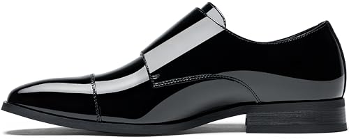 Image of Jousen Dress Shoes for Men Monk Strap Loafers for Men