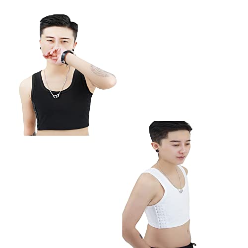 Poitrine binder débardeur masculin en IceSilk ultra mince et respirant