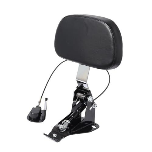 Dossier Passager Moto avec Bras Réglable Noir Anti-Fatigue Lombaire Electra Glide