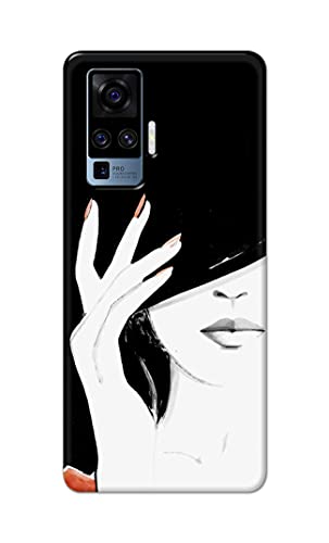 Image of PRINTFIDAA Photo of Beautiful Girl Hard Back Cover for Vivo X50 Pro (6.56 inch) Back Cover -(P6) KAT1005