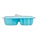 Innobaby Din Din Smart Silicone Chicken Steamer with Lid for Children, Blue (SIL-CKS01)