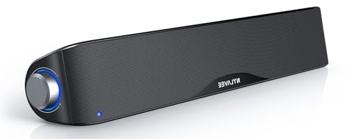 Computer Speakers, HiFi Sound Quality Computer Sound Bar, USB Powered PC Speakers, Bluetooth 5.0 and...