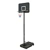 Northern Stone Pro Court Freistehender Basketballkorb, höhenverstellbar, tragbar, mit 111,8 cm Rückwand, offizielle Höhe