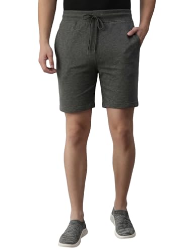 Image of Lux Cozi Men's Cotton Regular Fit Solid Shorts with Side Pockets | Shorts for Men | Pack of 1