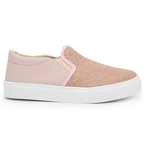Sapatenis Slip On SnapShoes Rosa