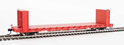 Walthers Mainline HO Scale 1/87 60' Pullman-Standard Bulkhead Flatcar (48' IL) - Ready to Run - Canadian Pacific #304660