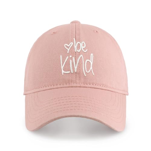 Image of ChoKoLids Be Kind Fashion Dad Hat Cotton Baseball Cap Polo Style Low Profile