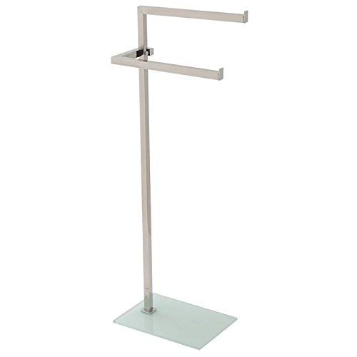 FERIDRAS 810004 Toallero de pie, Cristal, Color Blanco Cover