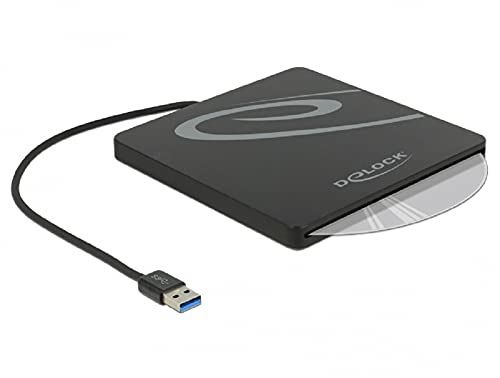 Boîtier externe SATA DeLOCK adaptateur pour disque dur portable et lecteur optique slim PC