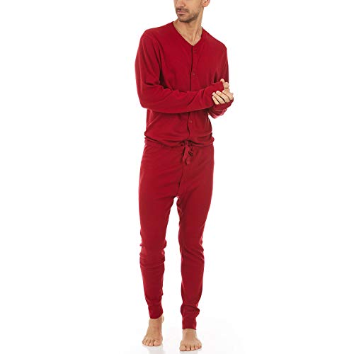 Minus33 Merino Wool 4920 Midweight Men's Union Suit True Red Small #TOP3