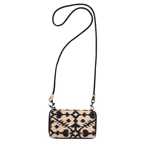 KAVU Go Time Bi-Fold Wallet, Detachable Rope Strap, Sand Blot
