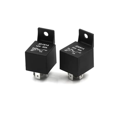 Relé automotriz 5 pines 12V 40A normalmente abierto con soporte 3