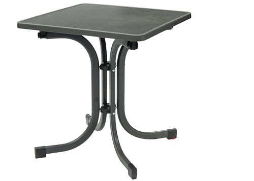 MFG Boulevardklapptisch 70x70 cm, anthrazit/Schiefer