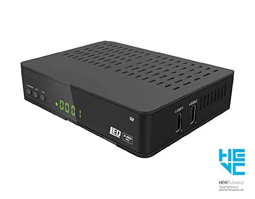 Decoder Satellitare HD 1080p Compatibile con TV satellitare Con Tessera Gold Inclusa Da Attivare S2 DVB-S2 HEVC H265 MAIN 10 CON TESSERA con TV SATELLITARE INCLUSA. Telecomando 2 in 1
