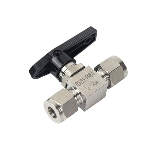 Válvula de bola anti-fugas de 8mm para tubería de cobre y panel recto 2