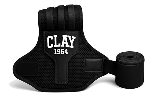 Clay Gel INTERDIGITALES – Vendas Boxeo Rápidas para Guantes de Boxeo, MMA, Muay Thai y Fitness | Protector de Nudillos Boxeo, Muñequeras Elásticas Gel y Foam + Venda 3 Metros, Protección de Puños