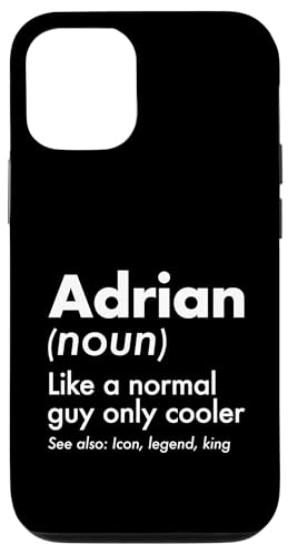 Adrian Like A Normal Guy Only Cooler Legend King �t�@�[�X�g�l�[�� �X�}�z�P�[�X iPhone 12/12 Pro �p