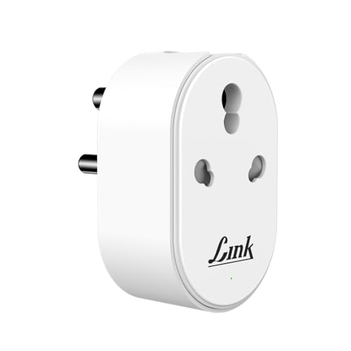 Image of Link NEO+ Wi-fi Smart plug 16A (White) | App Control, Energy Monitoring, Timer & Scheduling | Large Appliances like Geysers, Microwave Ovens, Air Conditioners | Plug & Play Smart Automation