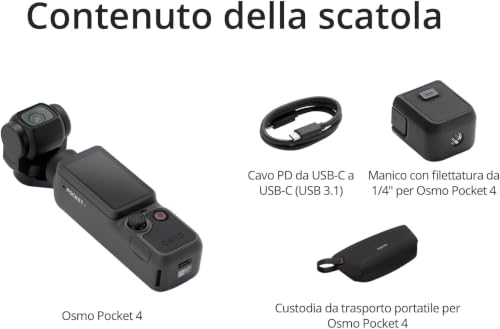 Image of DJI Osmo Pocket 3 Creator Combo 1 CMOS 4K and 120fps Gimbal Camera | 1 Stacked CMOS, 3-Axis Gimbal, 2 Rotatable OLED, Activetrack 6.0, 10-Bit D-Log M, With DJI Mic 2