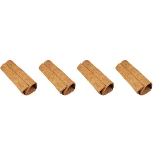 Happyyami 4 Piezas Almohadilla para Compostaje Forros De Cesta Revestimientos Jardinera a Través Cuenco De Coco Poste De Musgo Abono para Plantas De Exterior Maceta Colgante Fibra De Coco