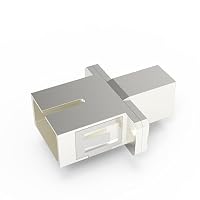 nexinex Glasfaserkabel Adapter | Kupplung LC auf SC Simplex | Verbinder für LWL Patchkabel | Buchse/weiblich – Ansicht 4
