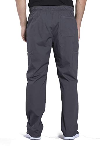 image for Cherokee Scrubs for Men Tapered Leg Cargo Scrub Pants with Zip Fly, 5 