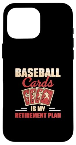 Baseball Cards Is My Retirement Plan �g���[�f�B���O�J�[�h�R���N�^�[�Y �X�}�z�P�[�X iPhone 16 Pro Max �p