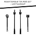 AUTOACER - Complete Rear Suspension Kit 12 pcs Includes - Rear Upper Control Arms W/Bushes & Ball Joints, Lower Control Arm Bushings, Sway/Stabilizer Bar Links & Torque Tie Rod Assembly - XJ8 XJR