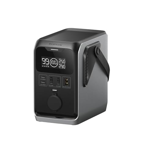 Station électrique portable ECOFLOW Trail 300 DC, Batterie externe LFP, ultra-légère 288 Wh, générateur solaire 300 W, Charge rapide, 5 ports, pour le camping en plein air, voyages, urgences