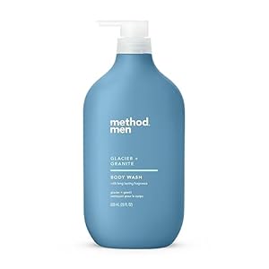 Method Men Body Wash, Glacier + Granite, Paraben and Phthalate Free, 28 FL Oz (Pack of 1)