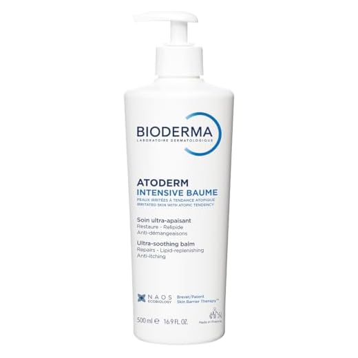 Bioderma Atoderm Intensive Balm Ultra-Nourishing Body Cream for Dry Skin, 16.9 Fl Oz