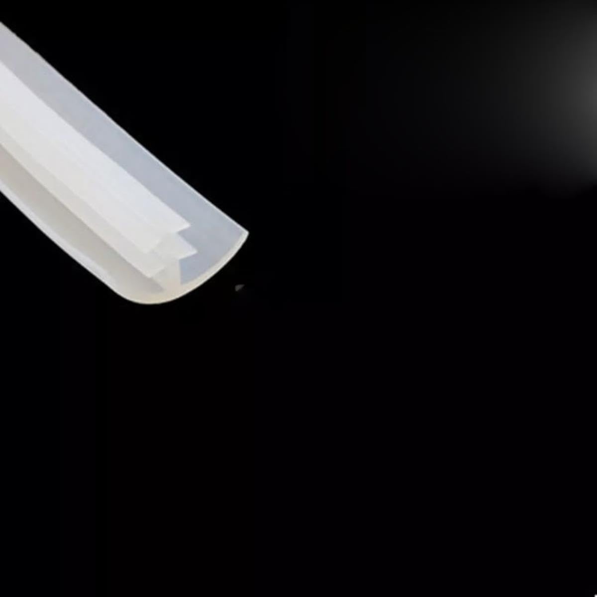 T Forme Bande De Caoutchouc De Silicone Barre D'étanchéité Porte Fenêtre Machine Joints Solaires Étanche Résistant À La Chaleur Translucide Bleu Jaune-40x20mm,T,10M