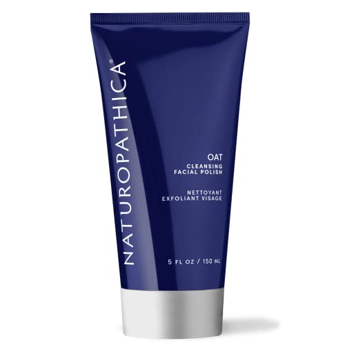 Naturopathica Oat Cleansing Facial Polish - 3-In-1 Cleanser, Scrub & Mask - Daily Exfoliator For All Skin Types - Vegan, Made In Usa, 5 Oz. (150 Ml) #TOP22