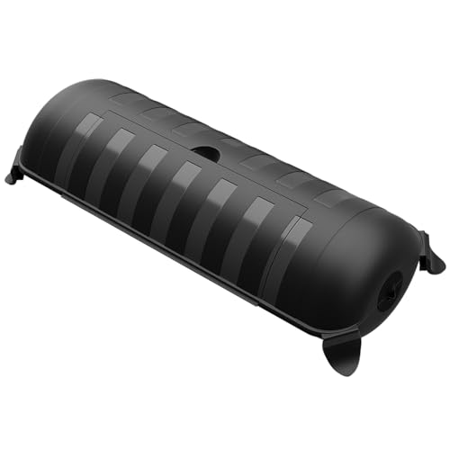 Image of Flemoon Outdoor Extension Cord Safety Cover, IP44 Waterproof Electrical Box | Waterproof Protector Seal, Weatherproof Electrical Connection Box for Outlets, Plugs, Sockets, Holiday Decorations, Black