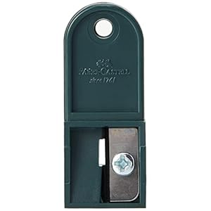 SG Education F184100 Faber Clutch Pencil Sharpener – dark green