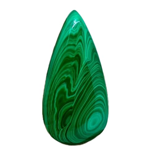 Cabochon malachite naturelle poire 37x18mm pour création de pendentif fait main GH_NAT_03954