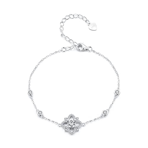Bracelet réglable Moissanite argent : le bijou idéal du quotidien