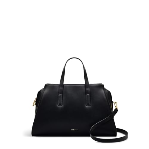 RADLEY London Drapers Road Women's Medium Leather Ziptop Satchel Bag,