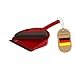 Produktbild Novaliv Schaumstoffkehrgarnitur I rot I Schaufel und Besen I Schaumstoffhandfeger Hand Brush Handkehrer Handkehrset dust pan