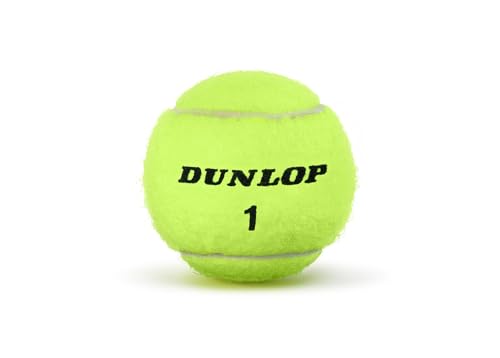 Foto von DUNLOP Tennisball Club All Court - für Sand, Hartplatz und Rasen (1x3er Dose), Weiss/opulenter Garten