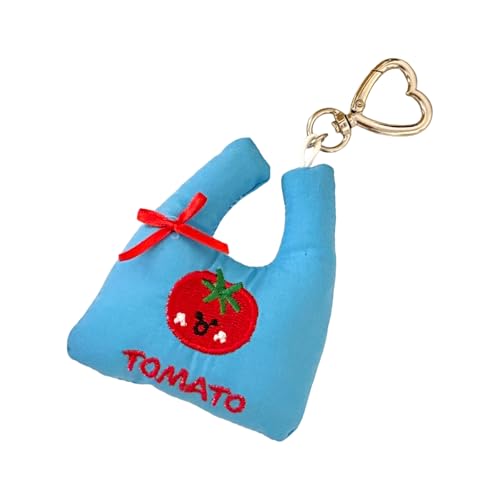 Lightweight Portable Adorable Plush Keychain Shopping Bag Charm for Backpack Keys Decors Comfortable Touch Ideal for Ladies Soft