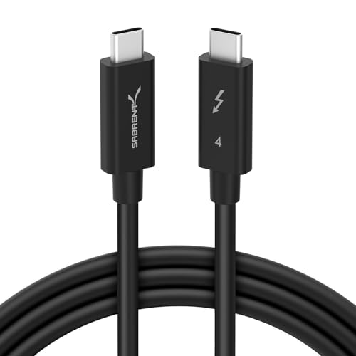 Câble Thunderbolt 4 Sabrent contre la surchauffe et les déconnexions d'écrans 4K USB-C