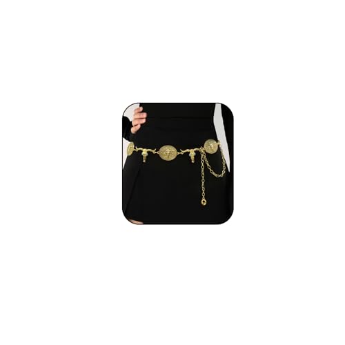 Atiptu Cowgirl Belt for Women Western Metal Concho Belt Boho Turquoise Waist Belts for Dresses Jeans Country Concert Outfit