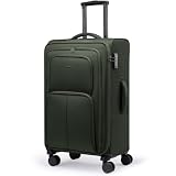 LOVEVOOK Medium Checked Softside Spinner