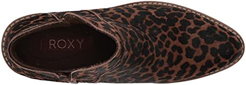 Roxy Women's Cassidy Leather Ankle Boot Fashion, Cheetah Print, 6 | Image 4