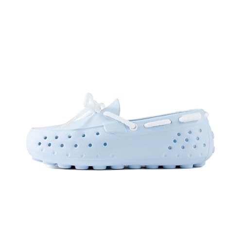 Image of People Footwear Senna Kids - Waterproof Slip-On Rubber Loafers, Lightweight Durable Boat Shoes for Boys & Girls, Non-Slip Water Shoes for Outdoors