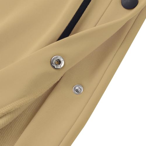 WENKOMG1 Mens Sweatpants, Wide Leg Open Bottom Athletic Workout Basketball Sweatpants with Pockets, M-3XL3